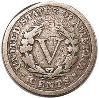 Picture of United States of America, US Liberty 5c