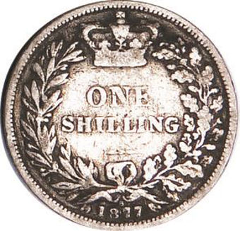 Picture of Victoria, Shilling (Young Head) Fair