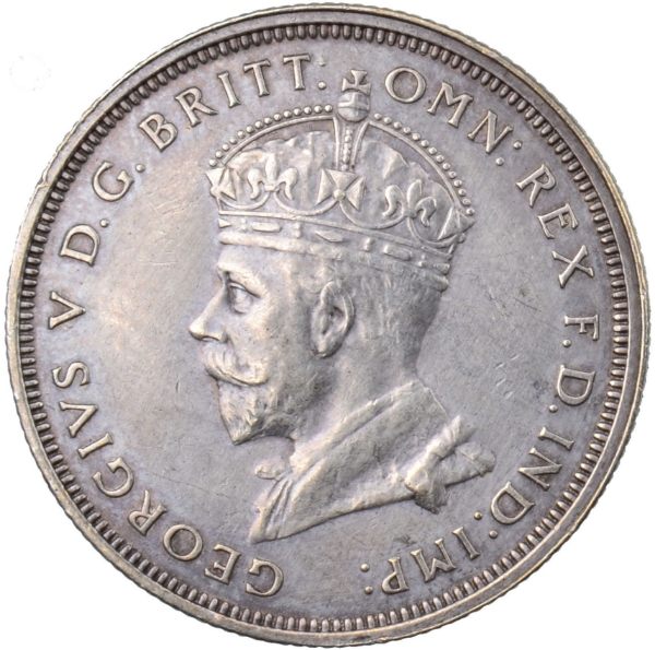 Picture of Australia, Florin 1927 Can Very Fine