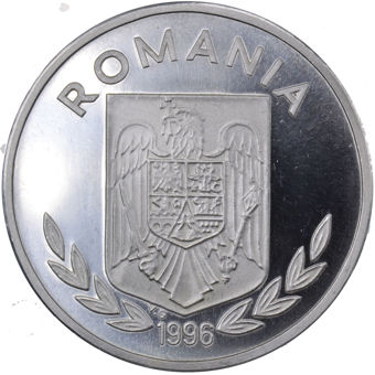 Picture of Romania, Shooting Olympics Aluminium Piedfort