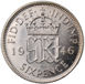 Picture of George VI, Sixpence 1946 Choice Uncirculated