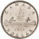 Picture of Canada, 1953 Coronation Dollar EF