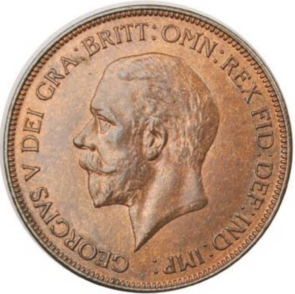 Picture of George V, Penny 1935 Uncirculated