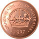 Picture of Australia, Edward VIII ,'Crown' Short Obv Legend, Copper