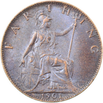 Picture of Victoria, Farthing 1901 Unc