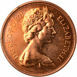 Picture of Elizabeth II, Two Pence 1971 Proof
