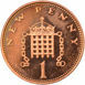 Picture of Elizabeth II, One Penny 1981 Proof