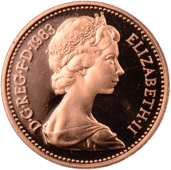Picture of Elizabeth II, Halfpence 1983 Proof