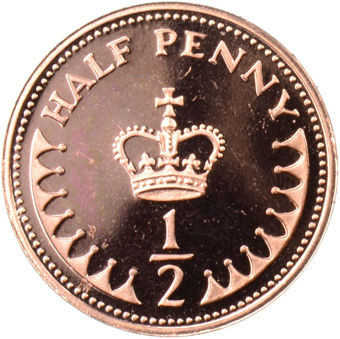 Picture of Elizabeth II, Halfpence 1983 Proof