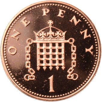 Picture of Elizabeth II, One Penny 1983 Proof