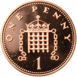 Picture of Elizabeth II, One Penny 1983 Proof