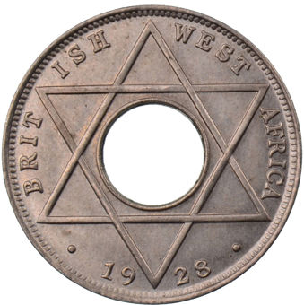 Picture of British West Africa 1/10 Penny 1928