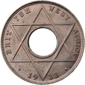 Picture of British West Africa 1/10th Penny 1933 Uncirculated
