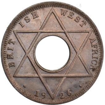 Picture of British West Africa, 1/10thd 1926