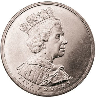 Picture of Elizabeth II, £5 (Golden Jubilee) 2002 Proof Sterling Silver