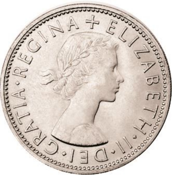 Picture of Elizabeth II, Florin 1962 Unc