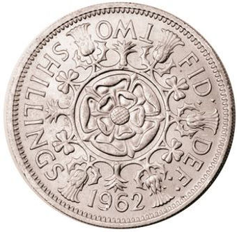 Picture of Elizabeth II, Florin 1962 Unc