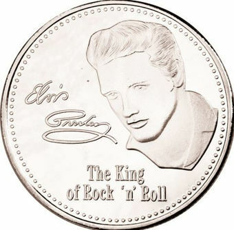 Picture of Elvis silver coloured