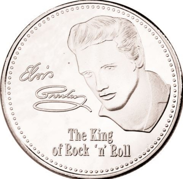 Picture of Elvis silver coloured