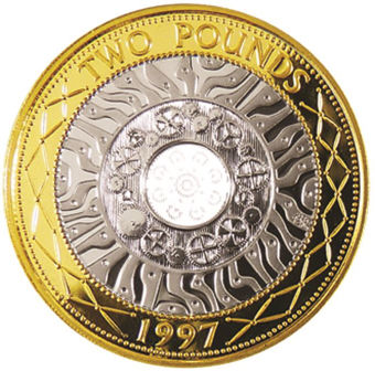 Picture of Elizabeth II, £2 1997 Proof Sterling Silver