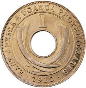 Picture of East Africa and Uganda, 1c 1912H Choice Brilliant Uncirculated