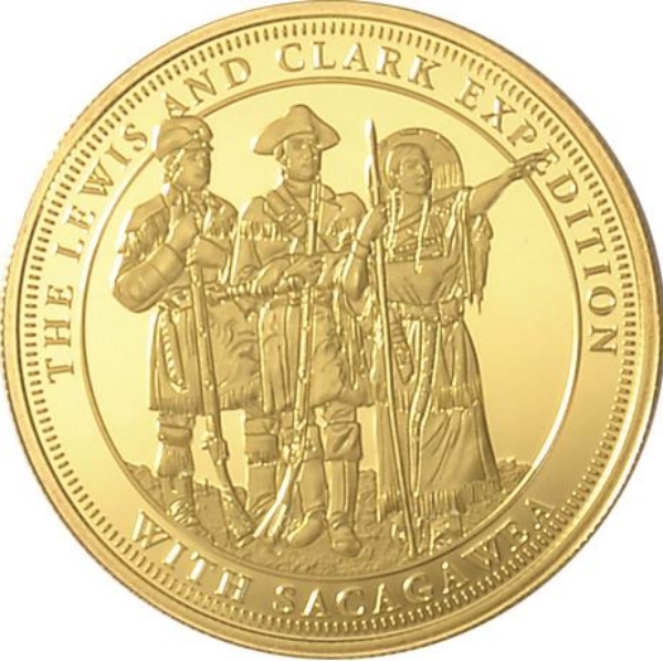 Picture of United States of America, Lewis, Clark & Sacagawea Proof Dollars
