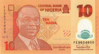 Picture of Nigeria 5- 50 Naira  Plastic Unc