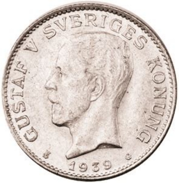 Picture of Sweden, 1939 1 Kroner Unc