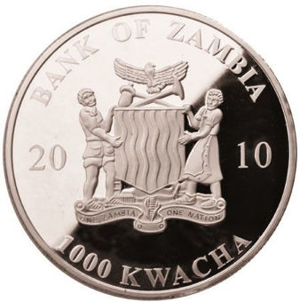 Zambia, 2010 1000 Kwacha (Deadly Bugs - Funnel Web Spider) Poof_rev