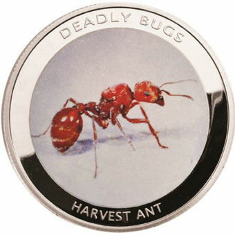 Picture of Zambia, 1000 Kwacha (Deadly Bugs - Harvest Ant) 2010 Proof