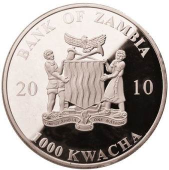 Picture of Zambia, 1000 Kwacha (Deadly Bugs - Harvest Ant) 2010 Proof