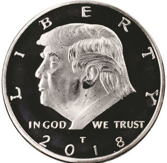 Picture of United States of America, 3 Different dated Trump Medals