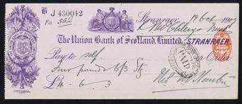 Picture of Union Bank of Scotland Ltd., Stranraer, 19(07)