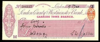 Picture of London County & Westminster Bank Ltd., London, Canning Town, 19(13)