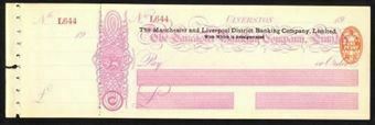 Picture of Manchester & Liverpool District Banking Co. Ltd., ovptd on Lancaster, Ulverston, 19(08), 
