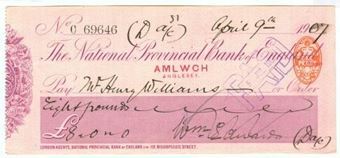 Picture of National Provincial Bank of England Ltd, Amlwch, (Anglesey), 19(07), type 11c