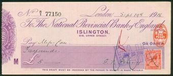 Picture of National Provincial Bank of England Ltd., London, Islington,  19(18), type 12b