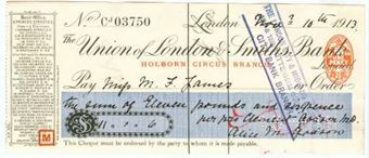 Picture of Union of London & Smiths Bank Ltd., Holborn Circus, London, 19(13)