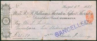 Picture of R & R Williams, Thornton, Sykes & Thornton, Dorsetshire Bank, Sturminster, 18(88)