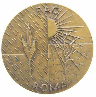 Picture of UN FAO Bronze Medal for World Food Day 1994
