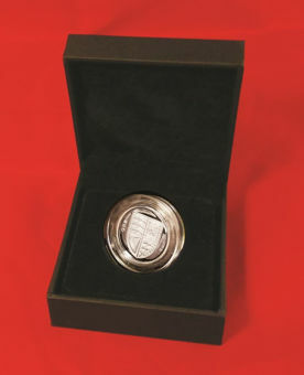 Picture of Elizabeth II, £1 (Royal Shield) 2009 Proof Sterling Silver - in Royal Mint Case