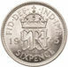Picture of George VI, Sixpence 1945 Choice Brilliant Unc