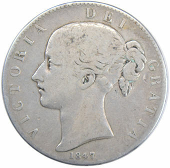 Picture of Victoria, Crown (Young Head) Very Good
