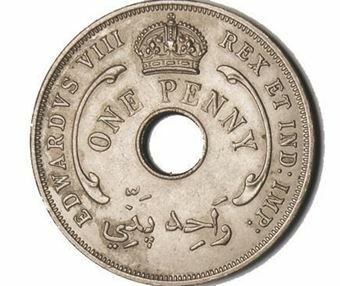 Picture of British West Africa, Edward VIII, London Penny, 1936