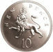 Picture of Elizabeth II, 10 Pence (New) 1974 Proof
