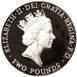 Picture of Elizabeth II, £2 UEFA Euro 1996 Silver Proof