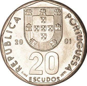 Picture of Portugal, 20 Escudos 2001 Nautical Windows