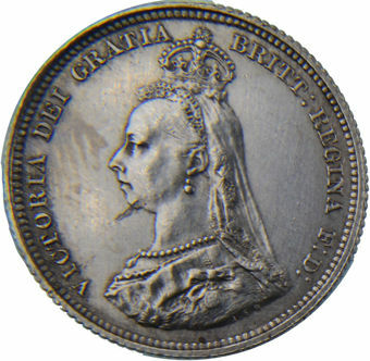 Picture of Victoria, Shilling 1887 Unc