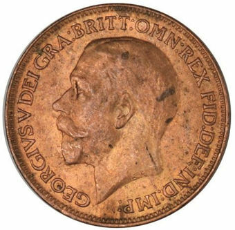 Picture of George V, Farthing 1921 Brilliant Unc