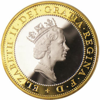 Picture of Elizabeth II, £2 1997 Silver Piedfort